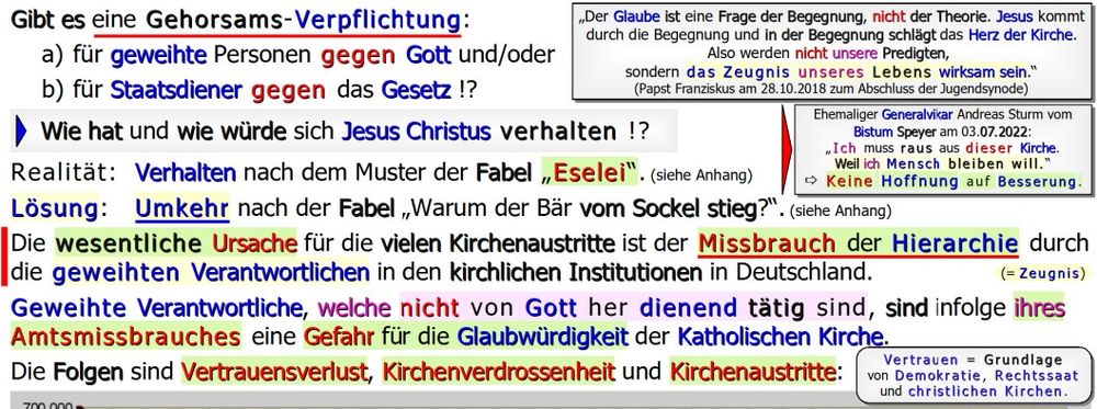 Kirche, Mobbing